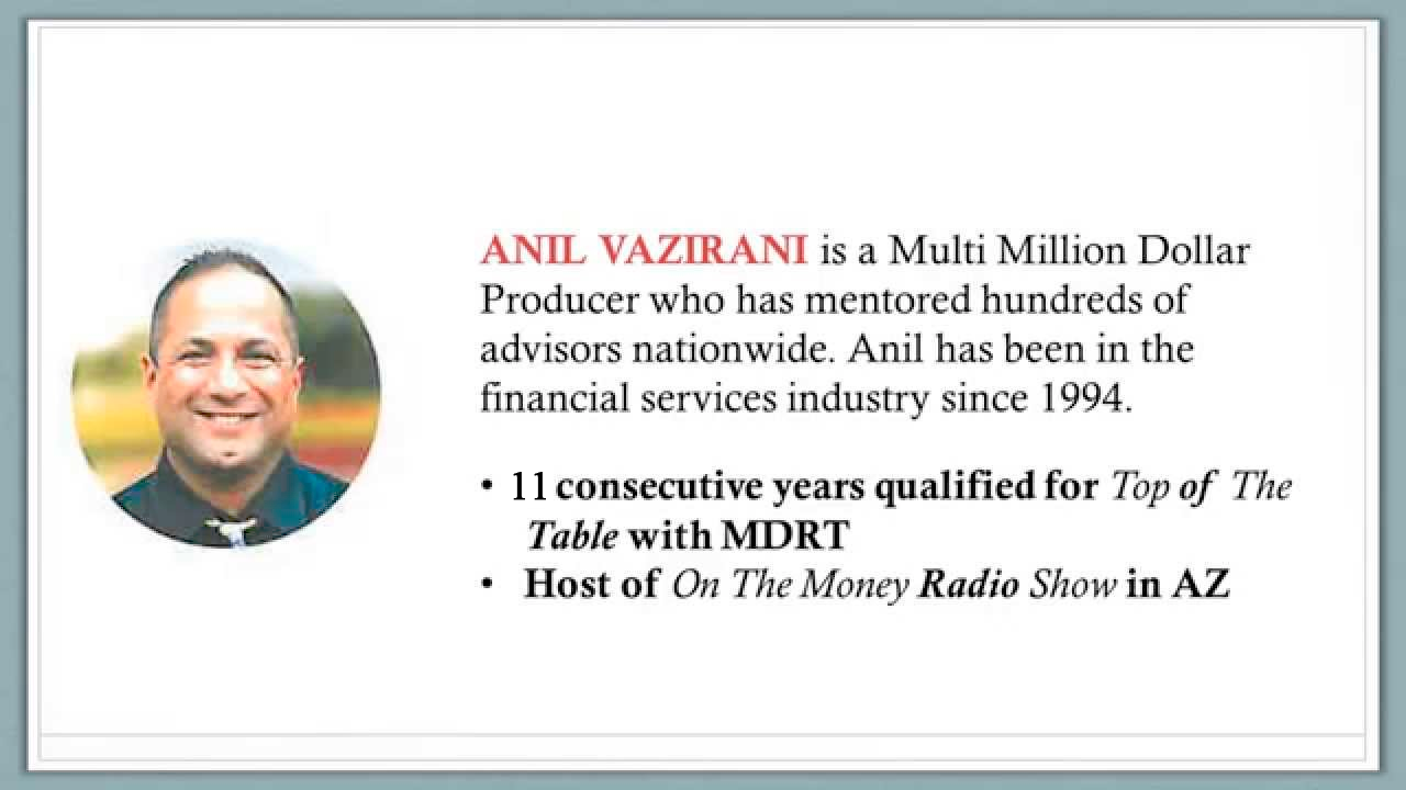 Anil Vazirani - Financial Advisor
