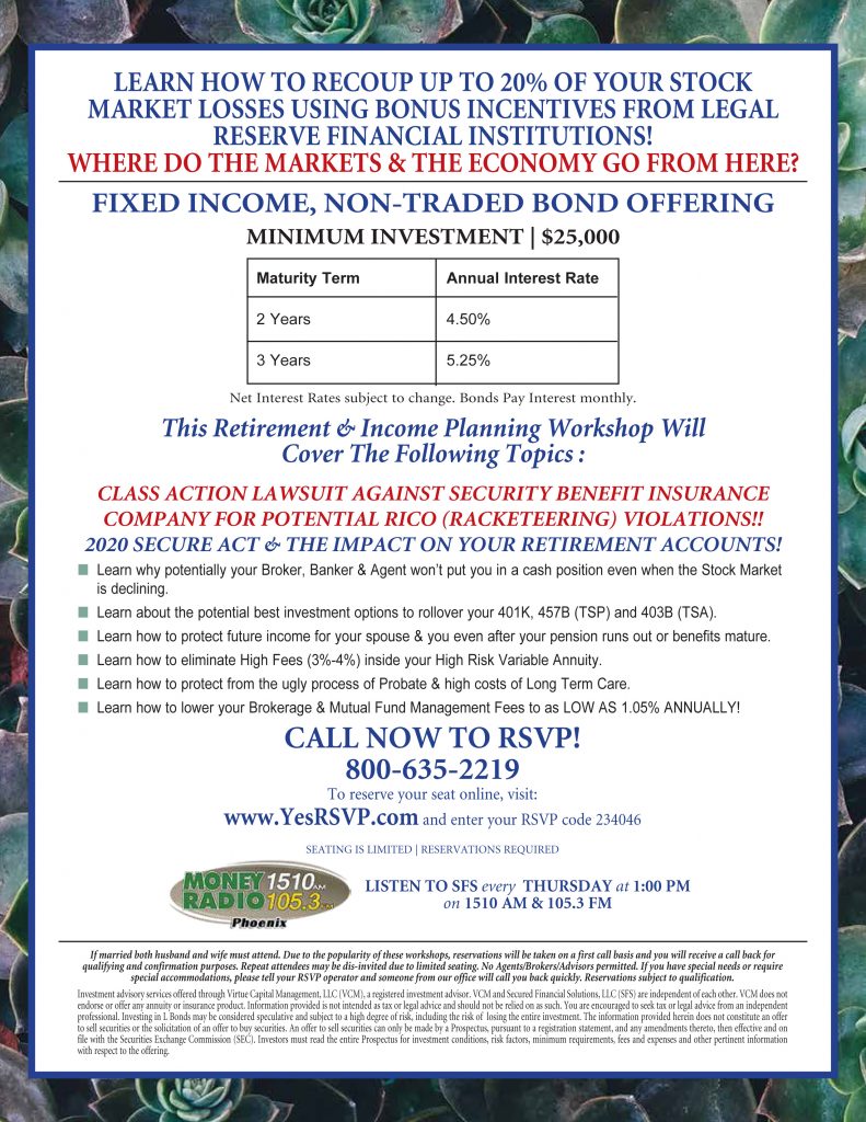 Retirement and Income Planning Workshop